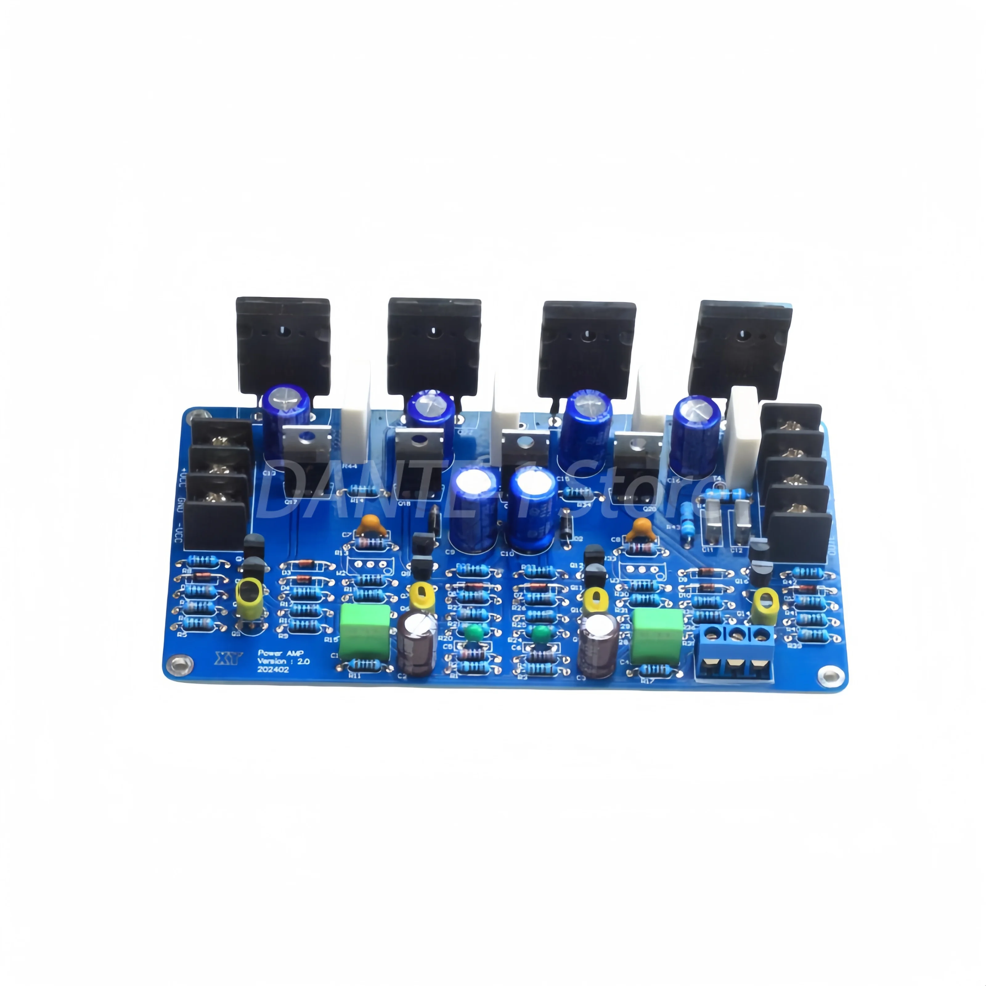 100Wx2 high power A1943 C5200 Toshiba tube fully symmetrical amplifier parts finished board 2.0 version