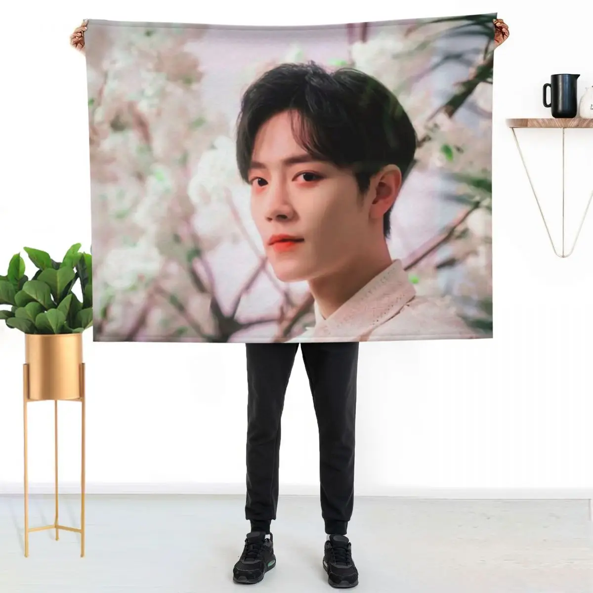 

Xiao Zhan Throw Blanket Warm Cozy Throw Blanket for Living Room Couch