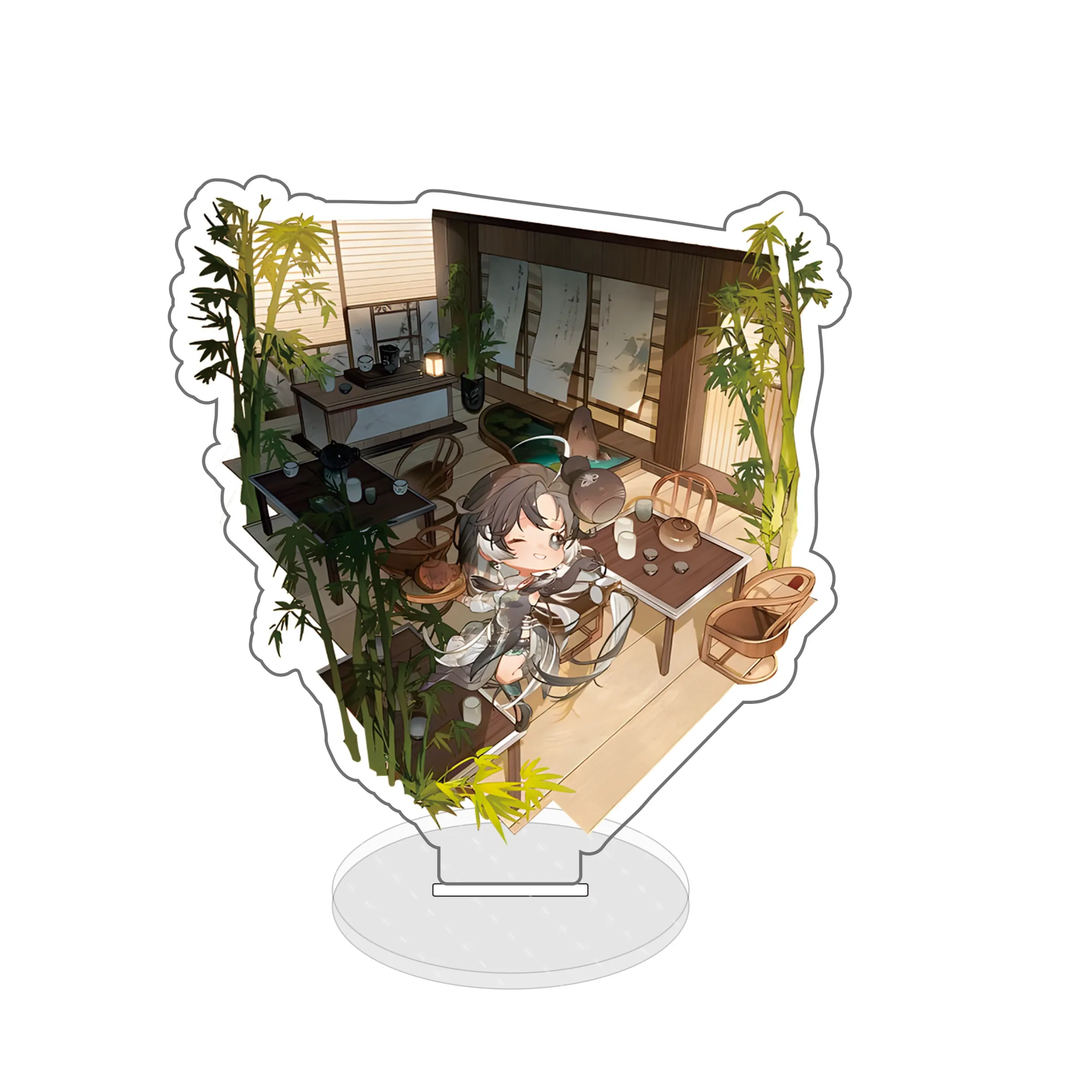 Spel Wuthering Golven Acryl Stand Model Taoqi Encore Jianxin Figuur Cosplay Model Schattig Bureau Display Ornament Rekwisieten Fans Geschenken