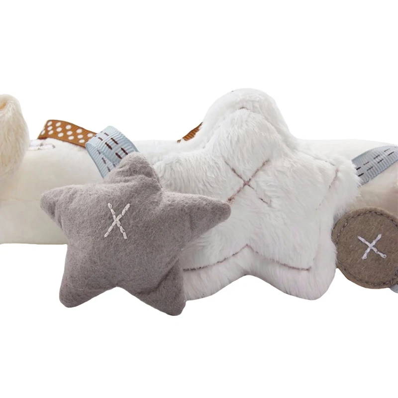 2025 neue Hängende Bett Kaninchen Baby Hand Glocke Sicherheit Sitz Plüsch Spielzeug Multifunktionale Plüsch Spielzeug Kinderwagen Mobile Geschenke – Detail 8
