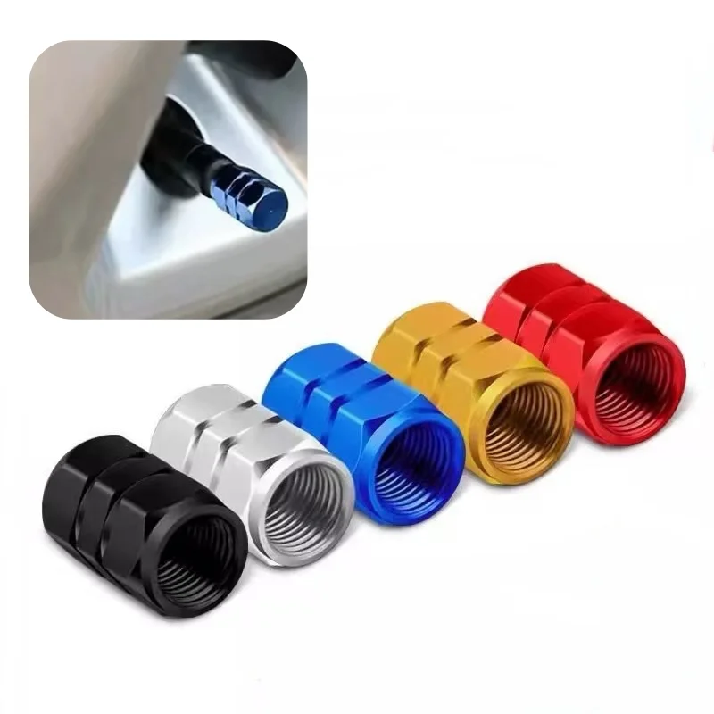 

4/8Pcs Car Wheel Tire Valve Stems Caps Aluminum Tyre Rim Stem Covers Airdust Waterproof