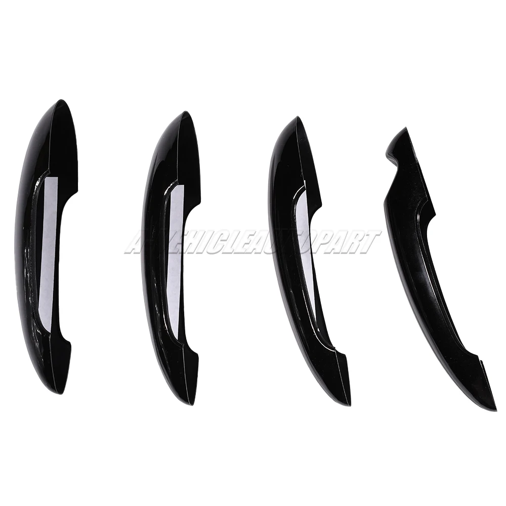 Fit For MINI R60 COUNTRYMAN Cooper S 2011-2016 Gloss Black Car Door Handle Covers Trim Protective 4 Pieces/Set