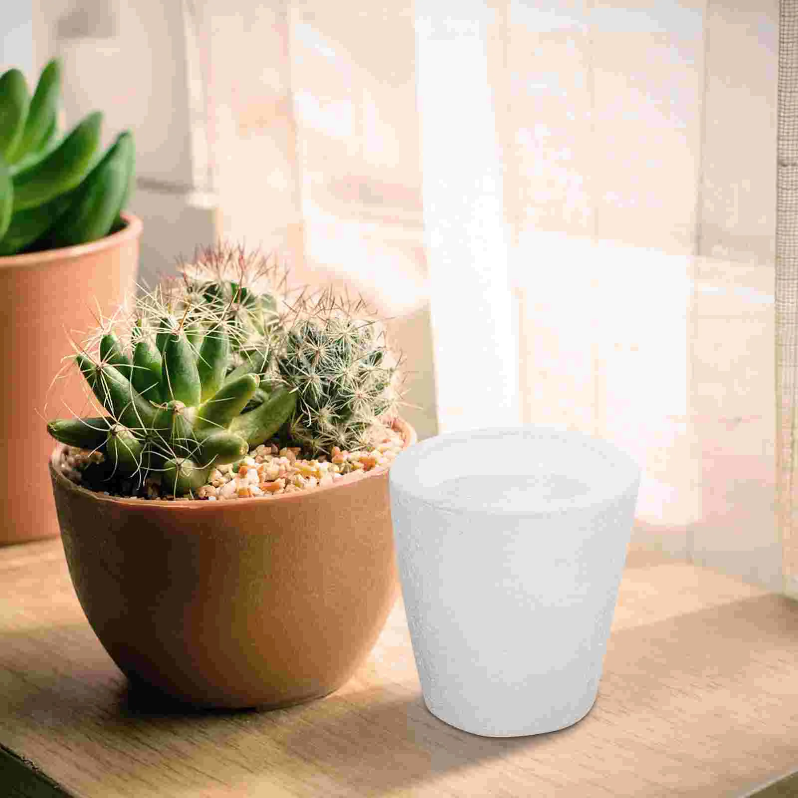 Vaso da fiori in schiuma da 10 pezzi, vaso a blocchi artigianali per disposizione, blocchi a sfera circolari, accessori, base per vaso da fiori rotonda