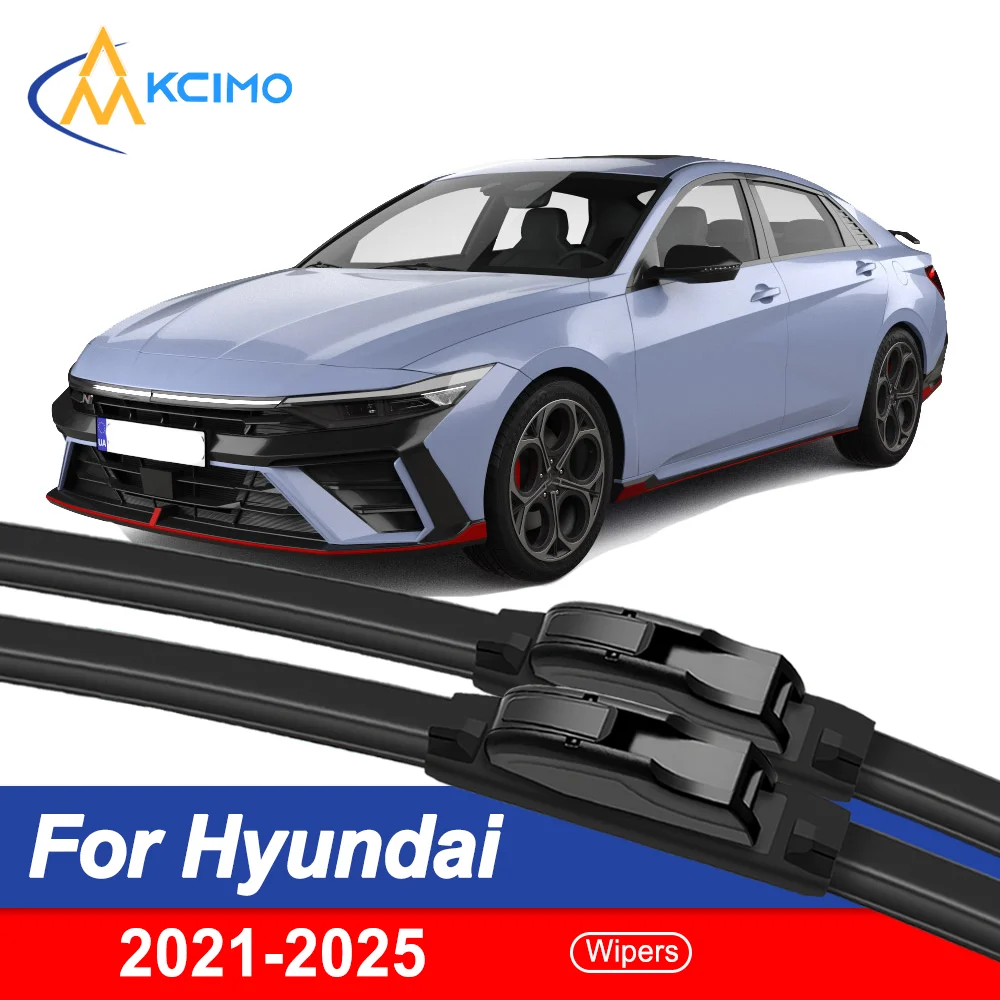 

2PCS Premium Windshield Wipers for Hyundai Elantra CN7 2021-2025 All-Season Performance Smudge-Free Clean Safe Driving