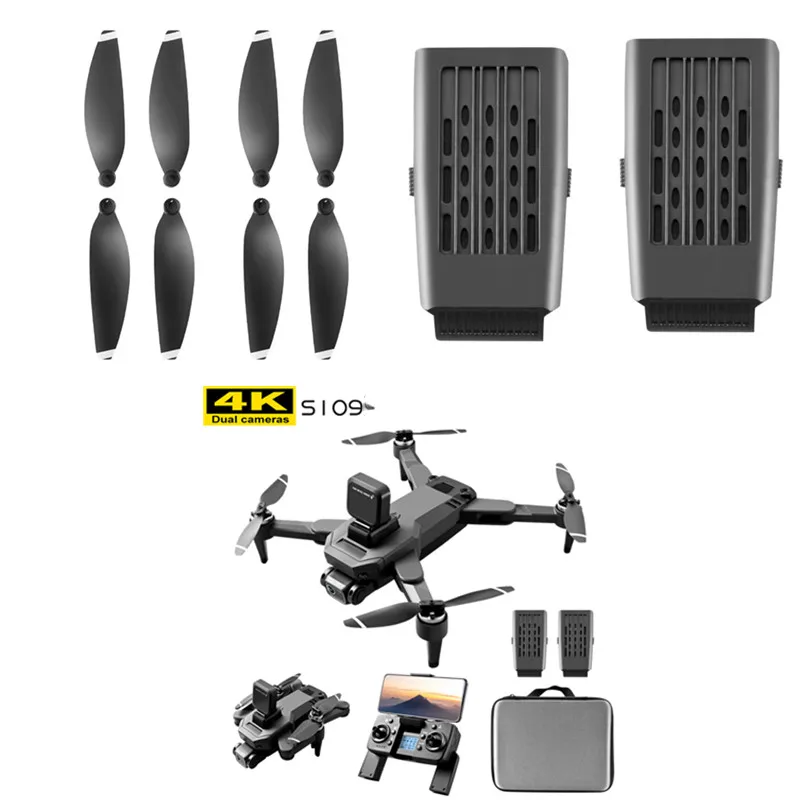 

Бесщеточный Радиоуправляемый Дрон S109 с дистанционным управлением, запасные части, GPS Дрон S109, 7,4 В, батарея 2200 мАч/пропеллер S109, игрушечная батарея для GPS дрона