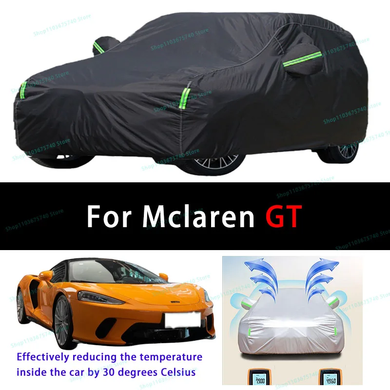 

For Mclaren GT Summer Full Car Covers Outdoor Sun uv Protection Dust Cooling Protective Auto Protective Cover