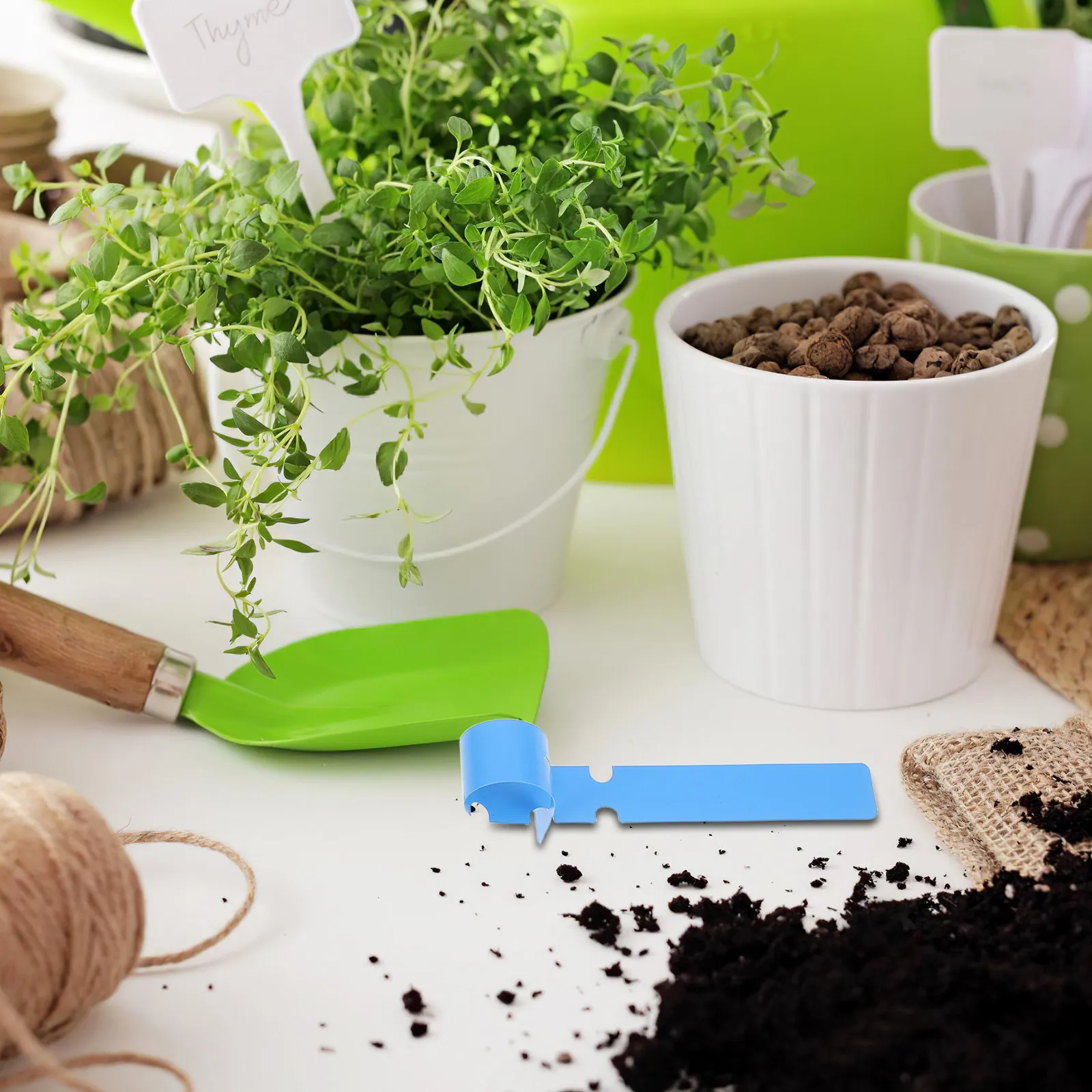 

500Pcs Plastic Garden Plant Labels Wrap Around Tree Tags Adjustable Large Writable Surface Waterproof Nursery Vegetable Fruit