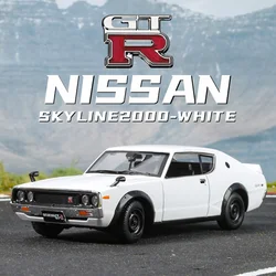 Maisto 1:24 Nissan Skyline 2000 GT-R 1973 Supercar Alloy Car Model Diecasts & Toy Vehicles Collect Car Toy Boy Birthday gifts