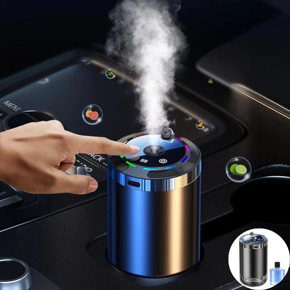 

Новый умный электрический автомобильный ароматизатор воздуха с регулируемой интенсивностью, светодиодной подсветкой и функцией увлажнителя воздуха для ароматерапии