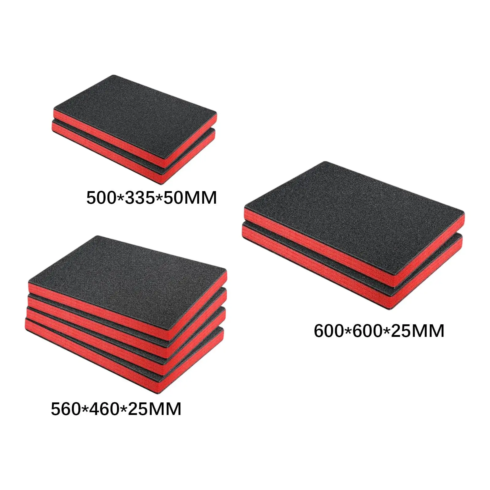 Tool Box Foam Inserts Cuttable Foam Sheets Packing Foam Pads DIY Sponge Shockproof Sponge for Shipping Padding Transporting