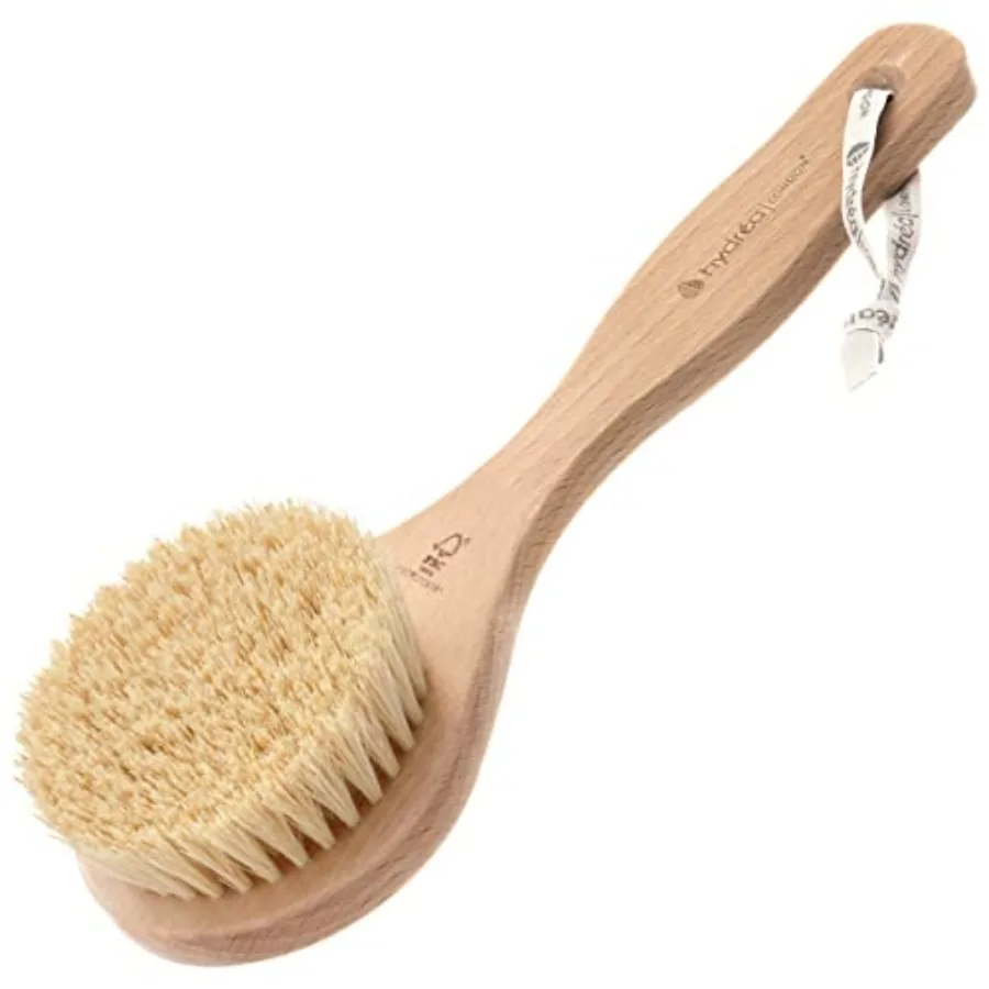 Dry Body Brush Premium Exfoliating Dry Skin Brush Cactus Bristle, Vegan Dry Brush Cellulite Remover, Exfoliating Body Scrubber