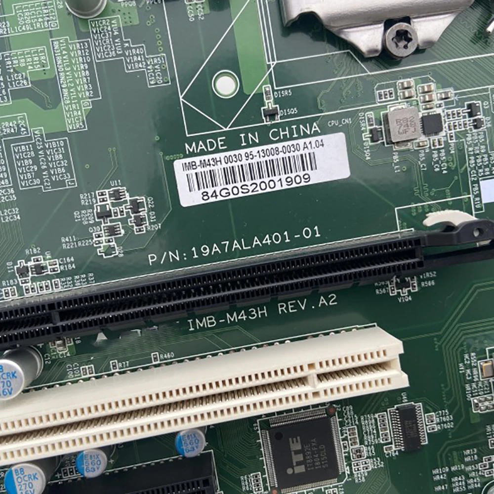 

For ADLINK IMB-M43H Multiple serial ports 5 PCI slots support 6 generation I3 I5 I7 cpus