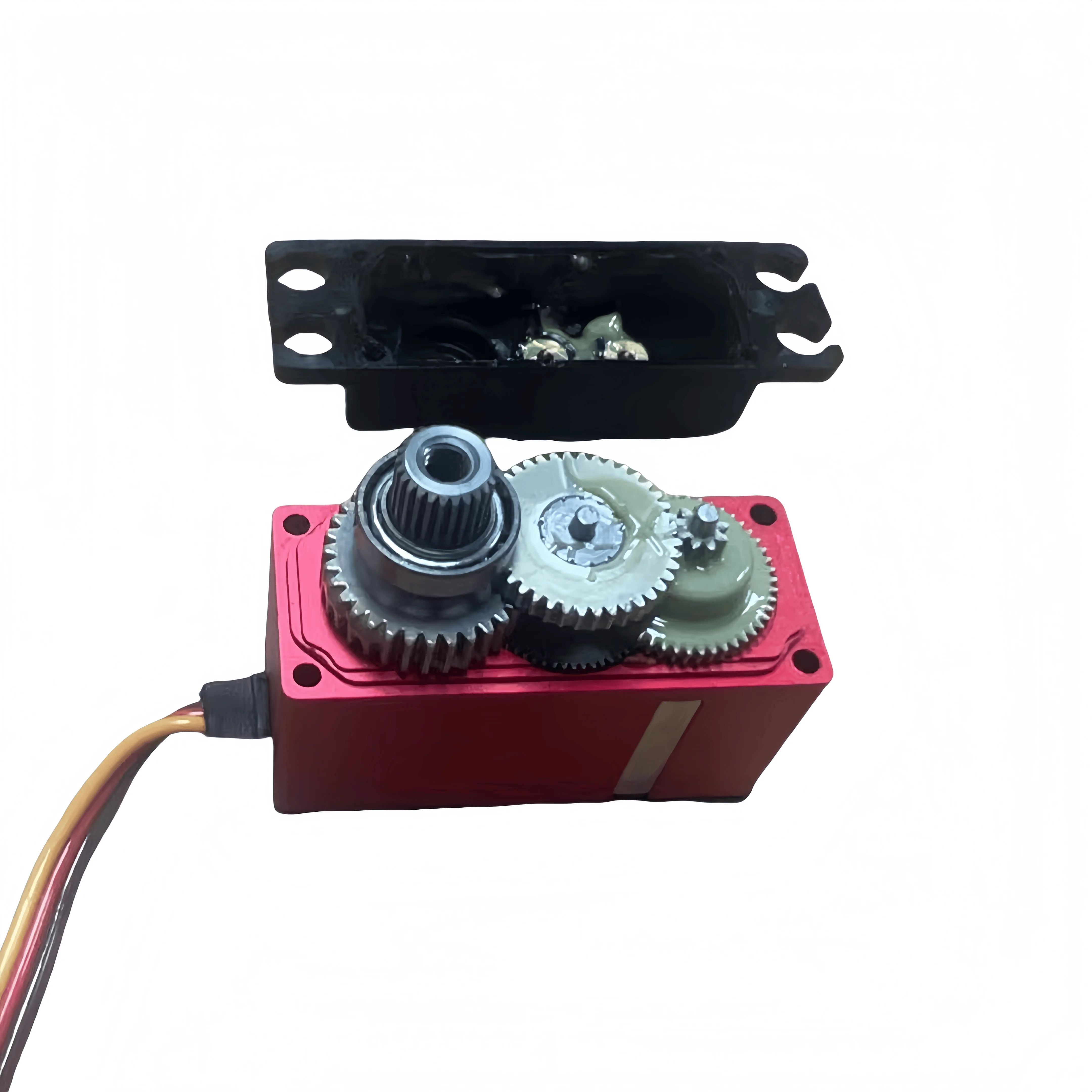 MJ-1508HV 8.4V 22kgf.cm Servo numérique sans noyau à engrenage métallique à couple élevé avec foudre rapide 0.09s/60 °   Réponse Réponse