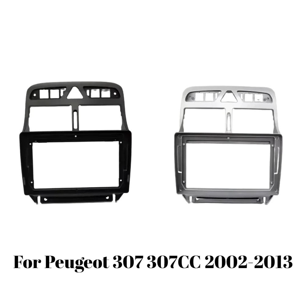 

"9-дюймовая автомобильная аудиорамка, комплект отделки приборной панели для Peugeot 307 307CC 2002-2013, адаптер для установки радио 2 Din"