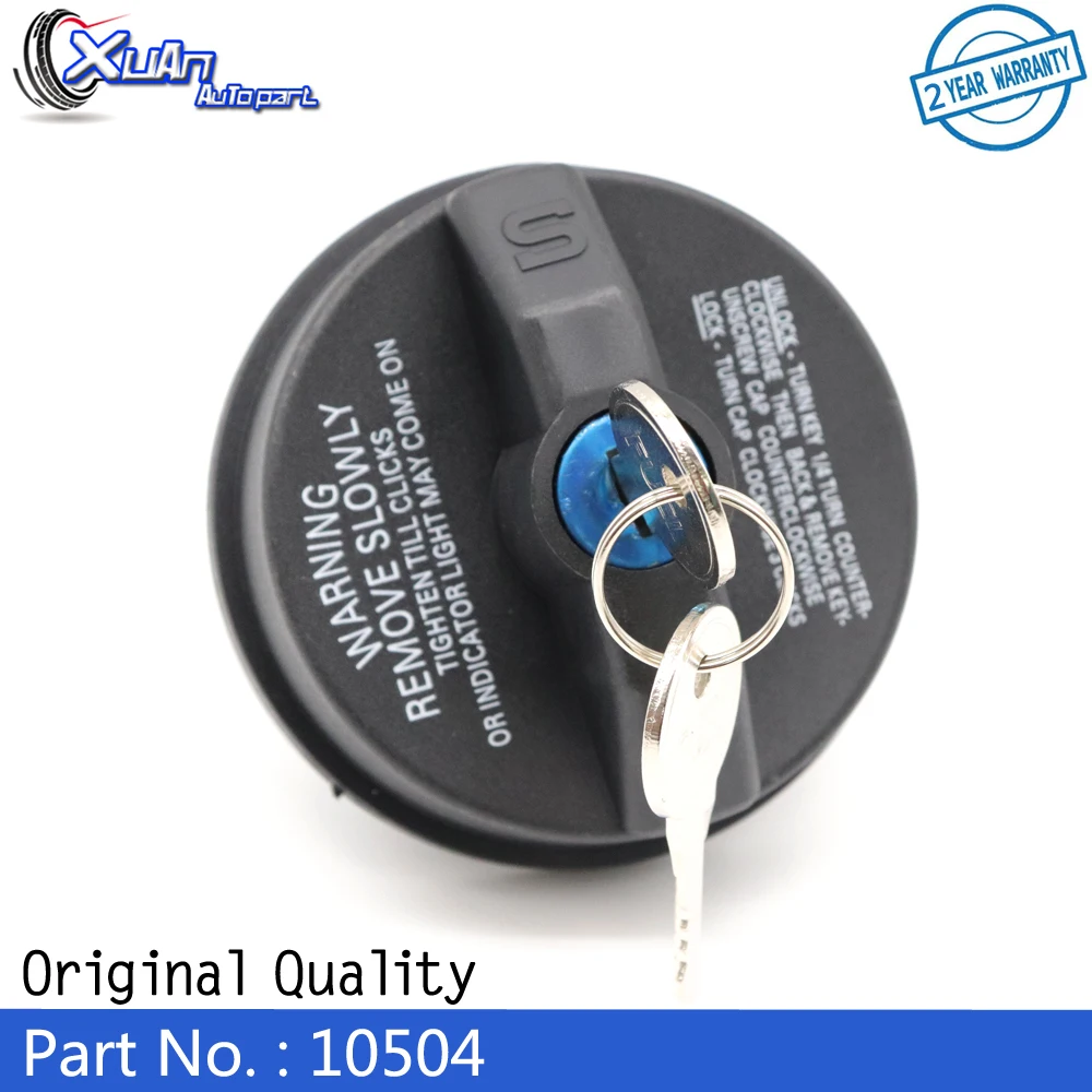 XUAN Regular Locking Fuel Gas Tank Filler Cap with Keys Covers stant 10504 for Toyota Chevrolet Express Lexus Honda CR-V Nissan