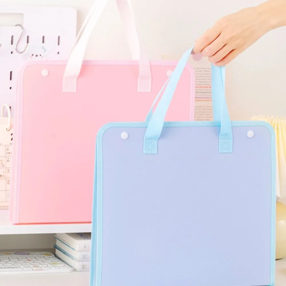 A4 توسيع مجلد الملفات باليد متعدد الطبقات حامل ملفات الجهاز سعة كبيرة مكتب اللوازم المدرسية ورقة منظم المستندات