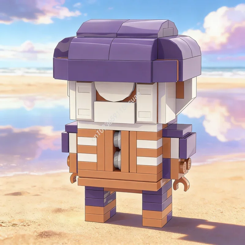 

139pcs MOC Brickheadz Nokko BrickHead Warframe Model Building Blocks Architecture Toys Creative Festival Gift Education