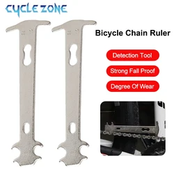 Bicycle Chain Wear Checker Repair Tool Bike Chains Gauge Measurement Ruler MTB Chain Replacement Repair Tool Cycling Accessories