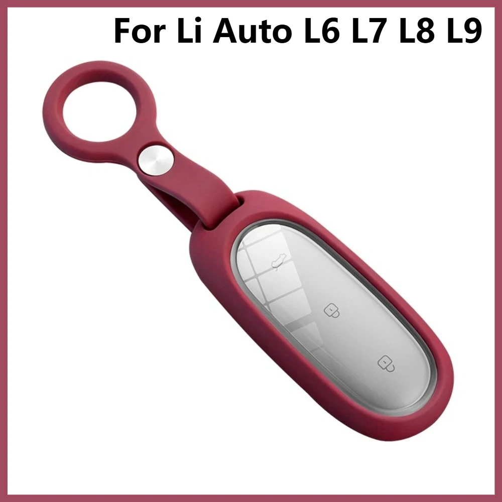 For Li Auto L6 L7 L8 L9 Car Key Case Protection Cover Durable Wear Resistant Full Wrap Car Remote Shell Accessories