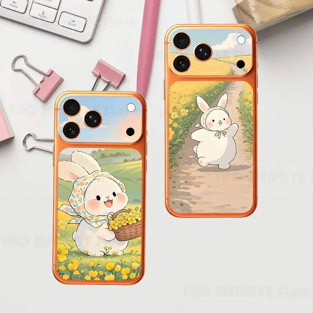 

Dating Spring Plain Decal Skin For IPhone17 Pro ProMax Back Film Cover Wrap Anti-scratch Durable Sticker