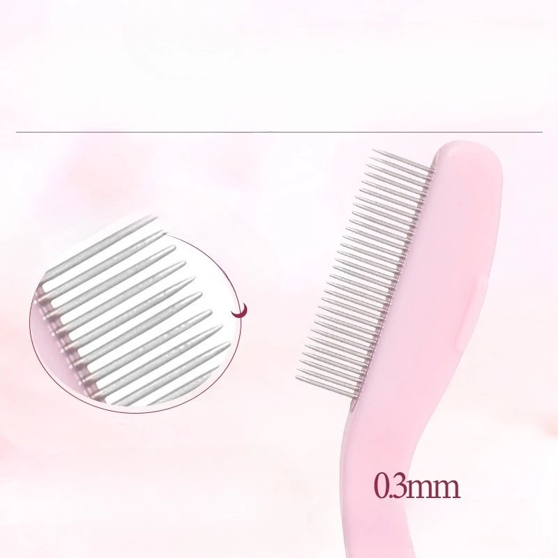 Small Foldable Eyelash Comb Eyelash Curler Lash Separator Cosmetics Lashes Accessories Makeup Tools Eyebrow Comb Eyelash Curler