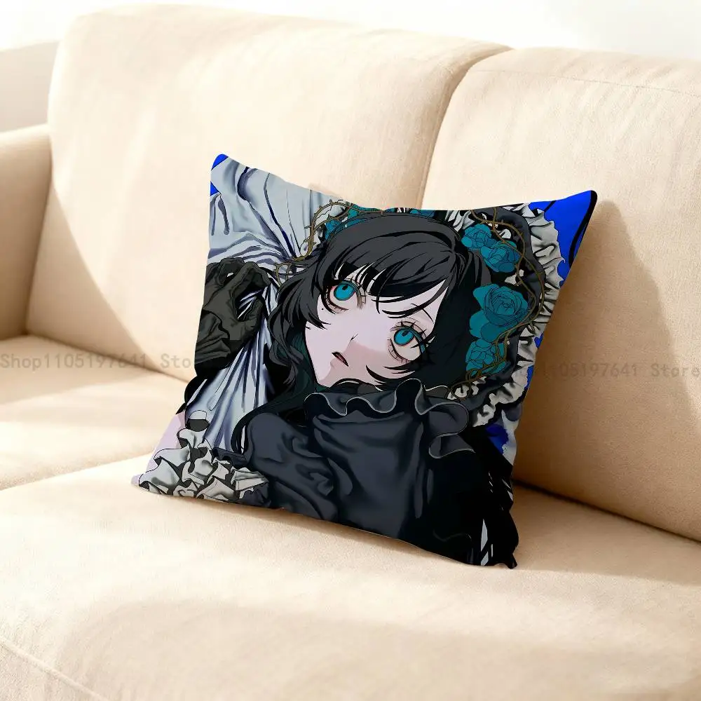 

Hot A-Ado Japanese Singer Anime Celebrity Merchandise All-Match Printed Pillow Case Sofa Car Office Room Decoration Protector