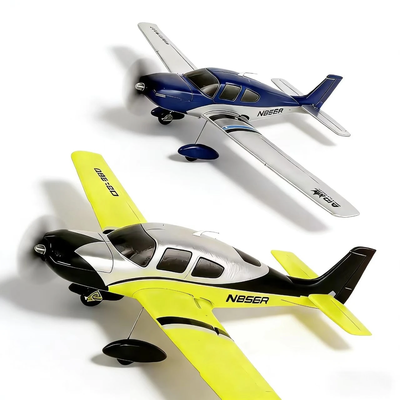 580 SR22 RC Aereo 2.4G 6CH 520MM Apertura alare fissa Aereo RC con motore brushless Ad ala fissa Modello di aereo EPP Schiuma giocattoli