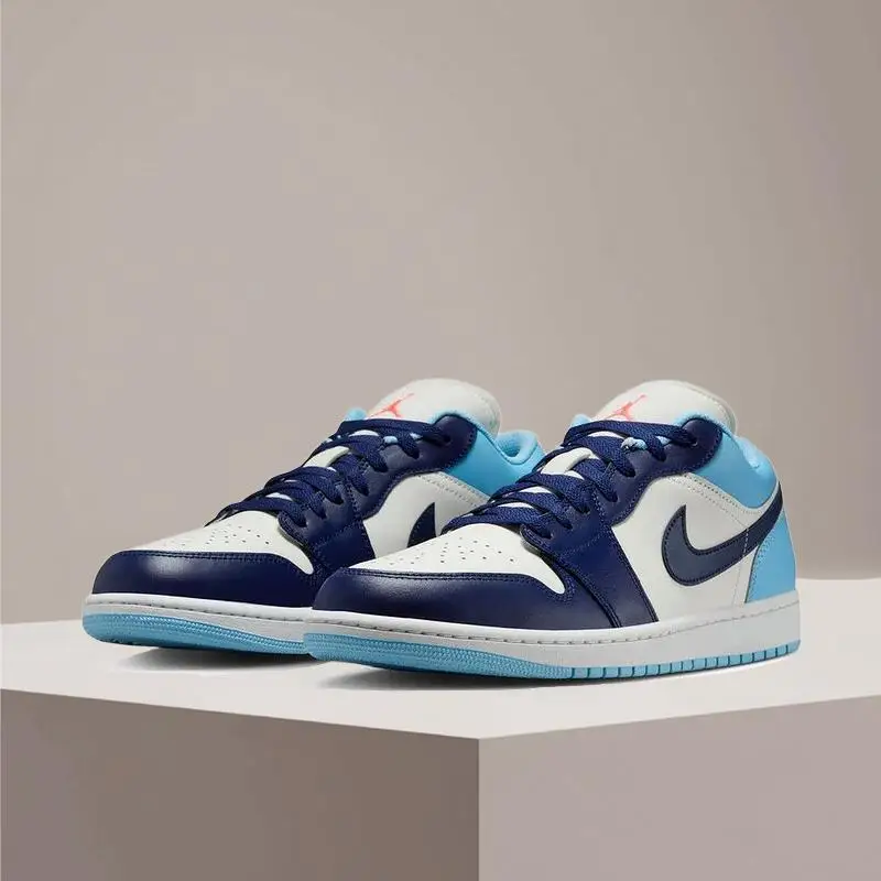

Nike Air Jordan 1 Low Unisex Cushioned, Slip-Resistant, Durable Classic Performance Basketball Shoes 553558-149