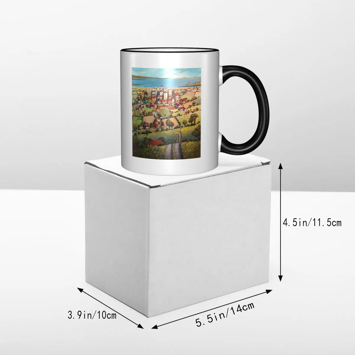Serene Jaguar Cars Land Rover Logo BMeadows Mug Funny Ceramic Coffee Cups Tea Mugs Milk Cup Drinkware Gifts for Woman Man