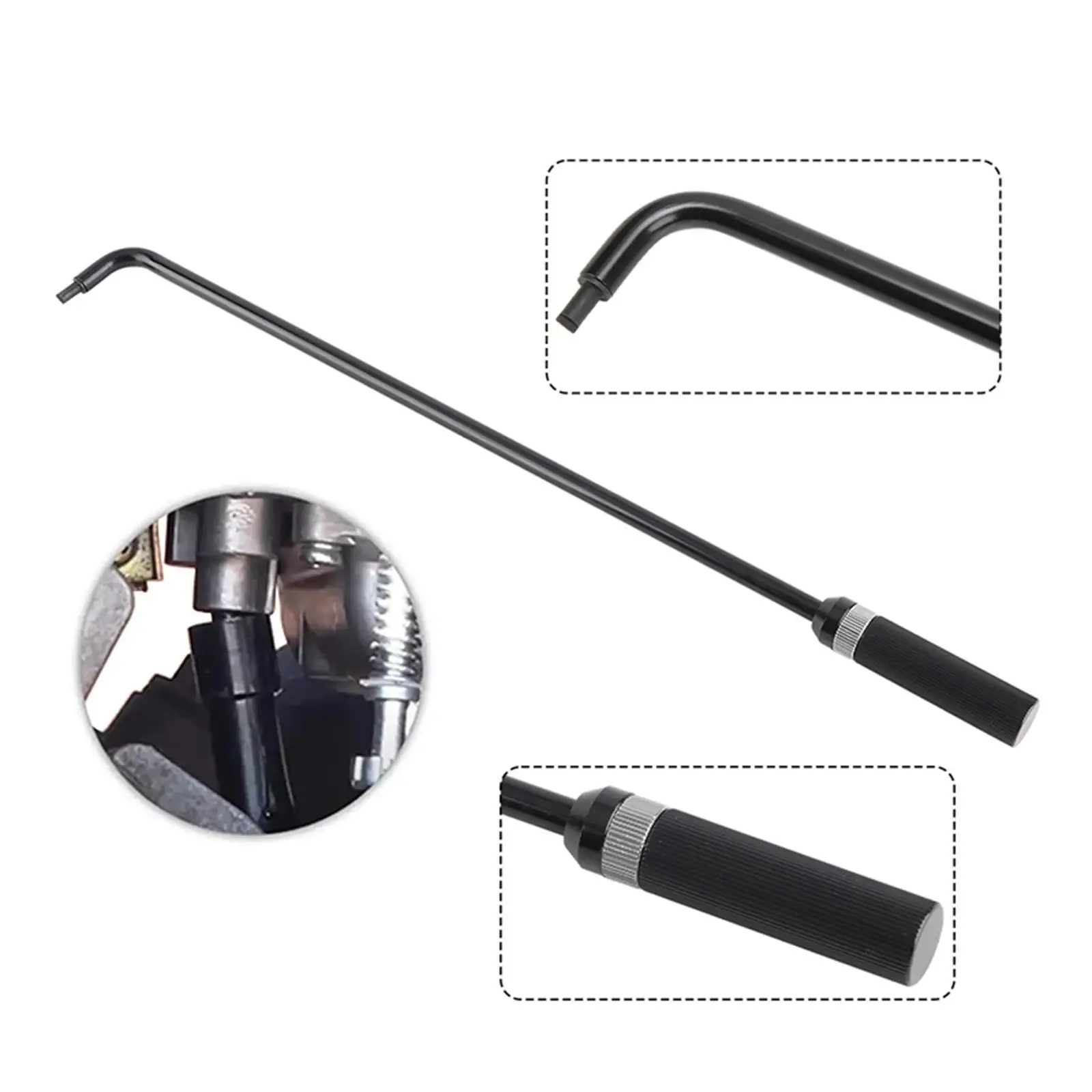 Carburetor Adjuster Metal Pilot Screw Adjust Tool Rotatable Angled Head for Multi Cylinder Motorcycle ATV UTV Snowmobile