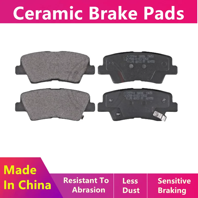 For Hyundai Elantra Vi I20 I30 I40 Kona Nexo Veloster Ix35 Rear Brake Pads/Auto Parts-01032