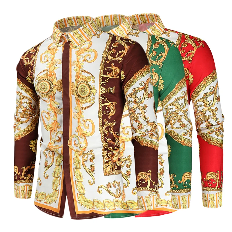 

Летняя мужская рубашка в стиле поп, королевские топы с длинными рукавами, повседневная облегающая футболка, мягкие и гладкие модные футболки 5xl, вечерние негабаритные роскошные Sh