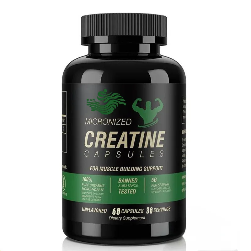 200g Powdered Creatine Monohydrate Capsules Suitable For Muscle, Strength, Performance, Energy, Recovery, Men And Women