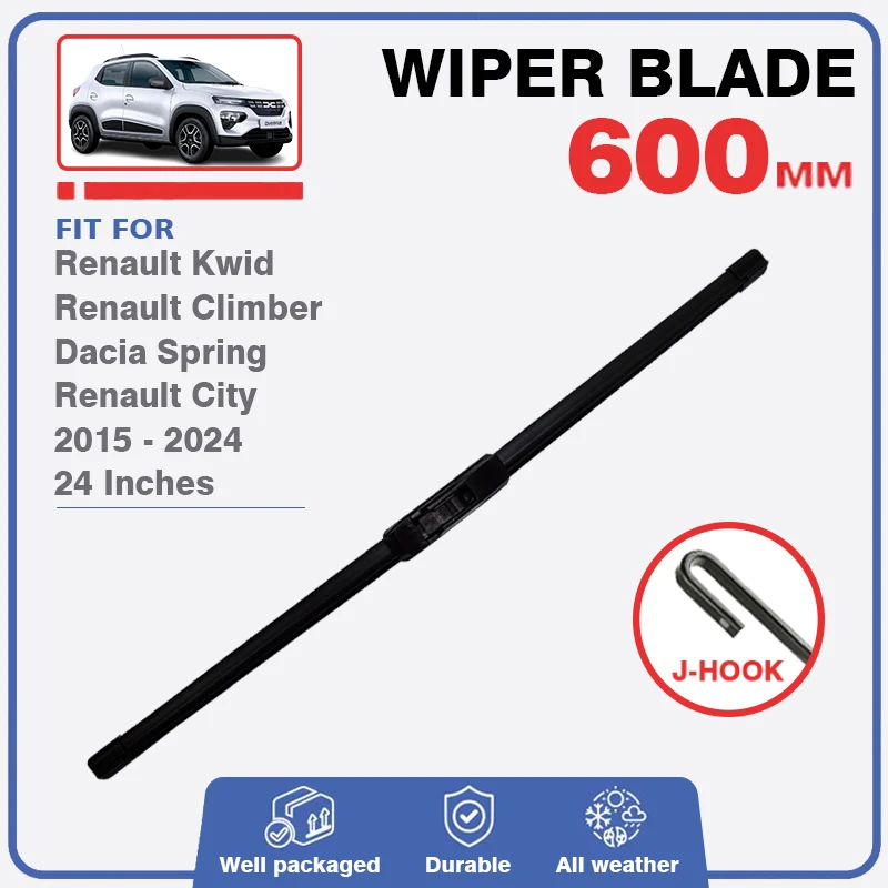 

Front Wiper Blades For Dacia Spring Electric 2021 2022 2023 EV Renault Kwid 2015 - 2023 Windshield Window Windscreen Accessories