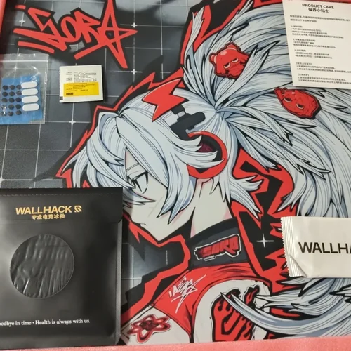 Imagen 2 del producto Alfombrilla de ratón de cristal Cool Girl, alfombrilla de ratón de juego Sora, patrón personalizado, alfombrilla de escritorio de juegos suave templada, juegos de oficina Fps Esports