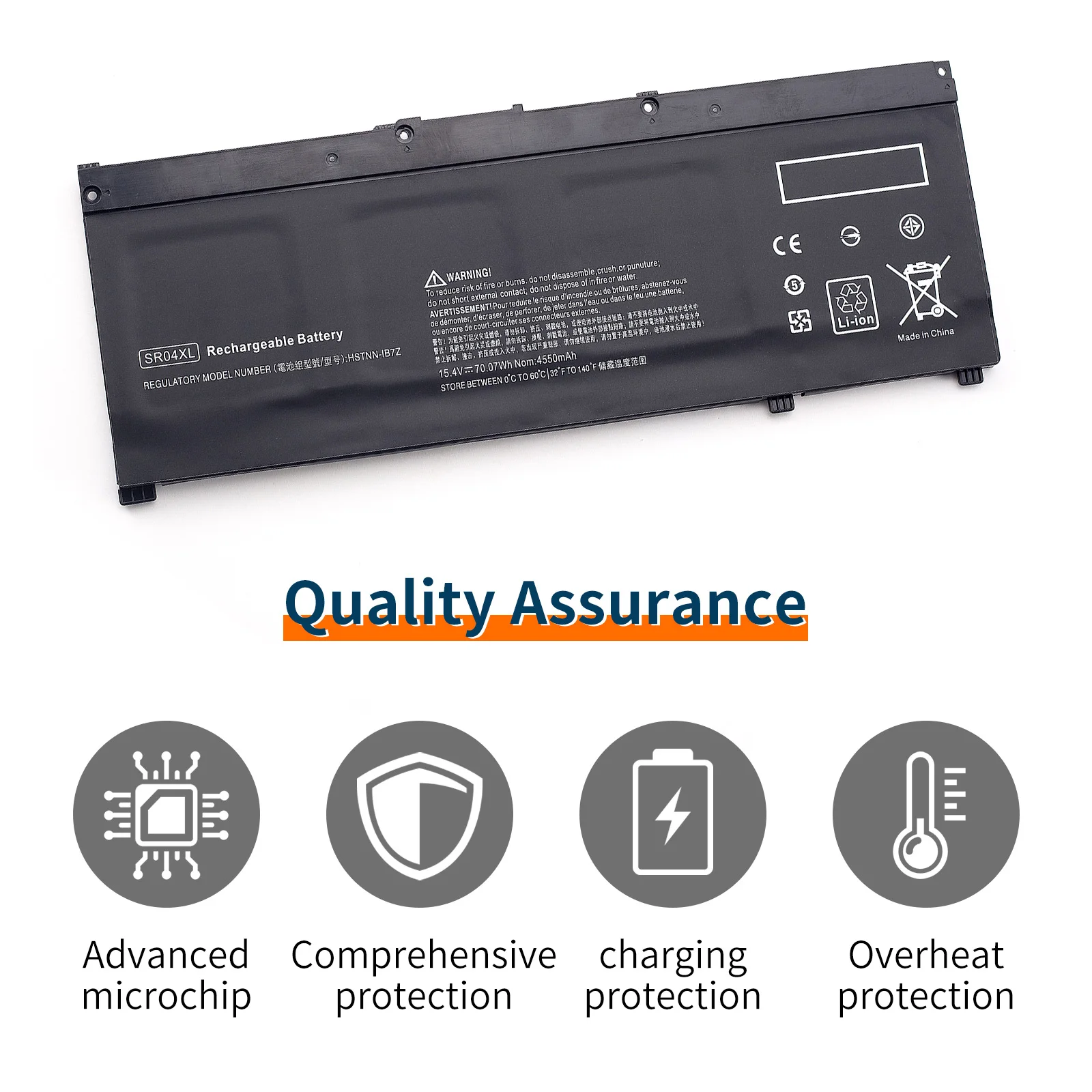 SR04XL Laptop Battery for HP OMEN 15-CE 15-CB 15-CE015DX 15-CB014ur TPN-Q193 TPN-Q194 TPN-C133 HSTNN-DB7W 917724-855