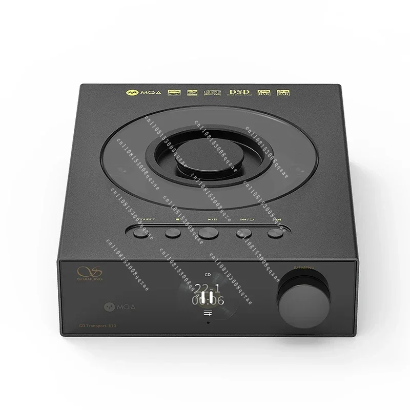 ET3 HIFI CD Transport Player Wireless WiFi Streaming Hi-Res Audio Full-Featured Digital Turntable Bluetooth 5.0 PCM768