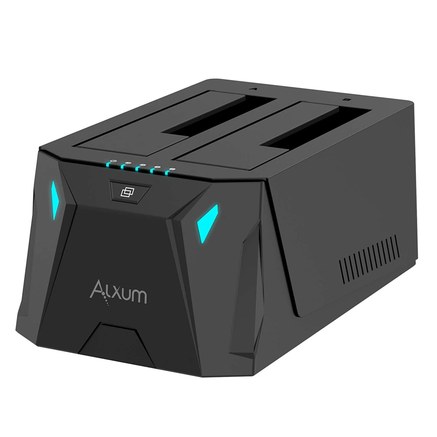 ALXUM USB C To SATA Dual-bay Hard Drive Docking Station for 2.5/3.5 Inch SSD HDD USB 3.0 Hard Drive Dock with Offline Clone 36TB