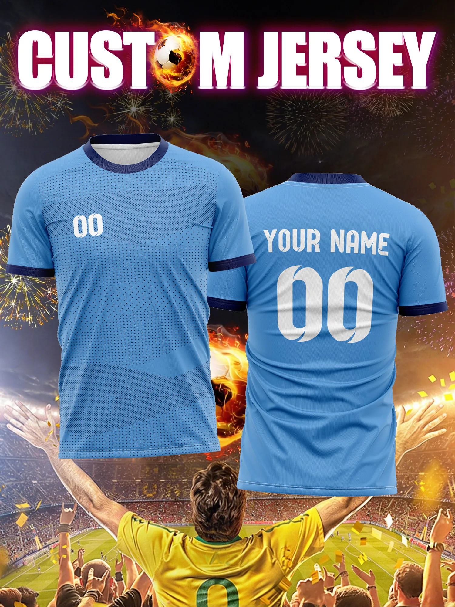 

Футбольная форма с индивидуальным изображением, номером и именем, полосатая и клетчатая, классический комбинированный узор, для футбольной команды