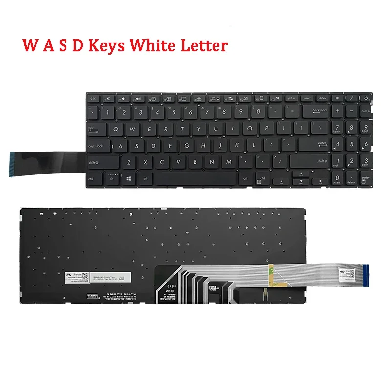 New genuine laptop keyboard compatible for Asus mars15 vx60g x571 x571g x571gd x571gt x571f vx60gt f571gt with backlit