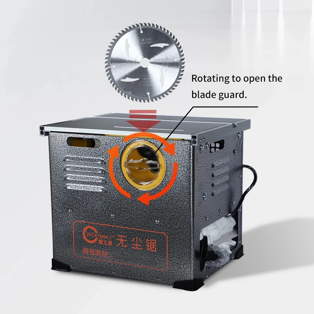 

JZY365-A Dust-Free Table Saw JZY365-A Woodworking Cutting Machine for Flooring with Dedicated Dust Collector