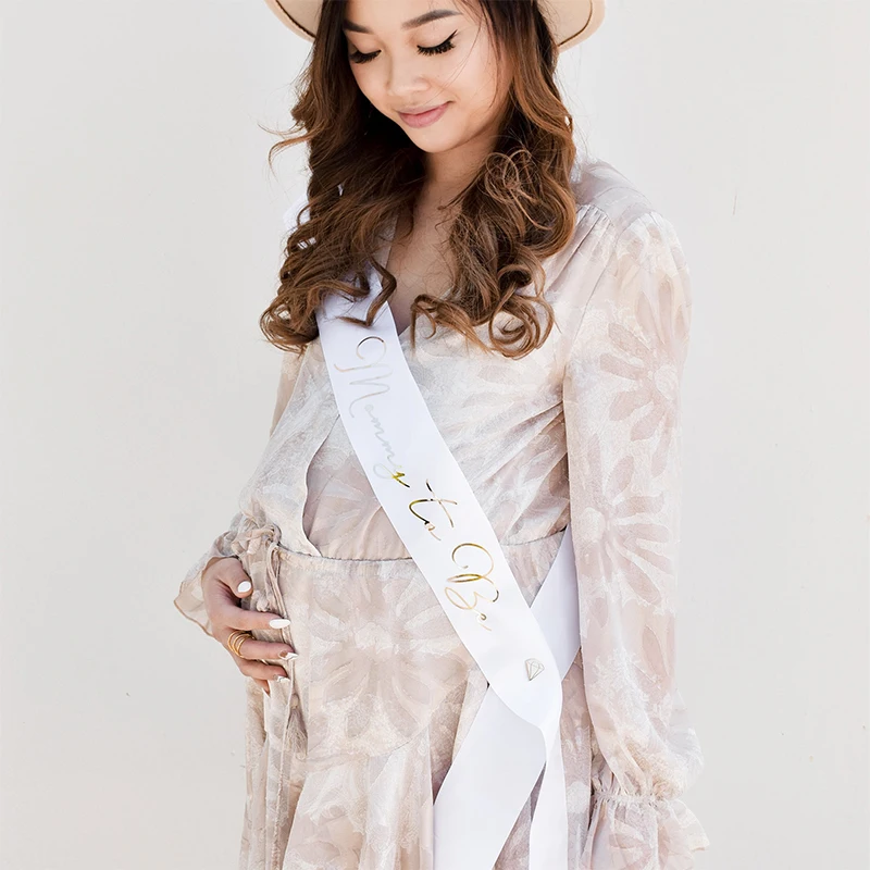 

Personalized Mommy To Be Sash Custom Baby Shower Sash for Mom To Be Sash Boy or Girl Baby Shower Gift