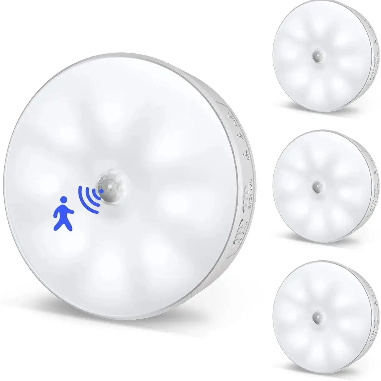 

LED Smart Human Body Sensor Night Lamp Emergency Automatic Lighting USB-C Charging Wireless Magentic Suction Use Night Light