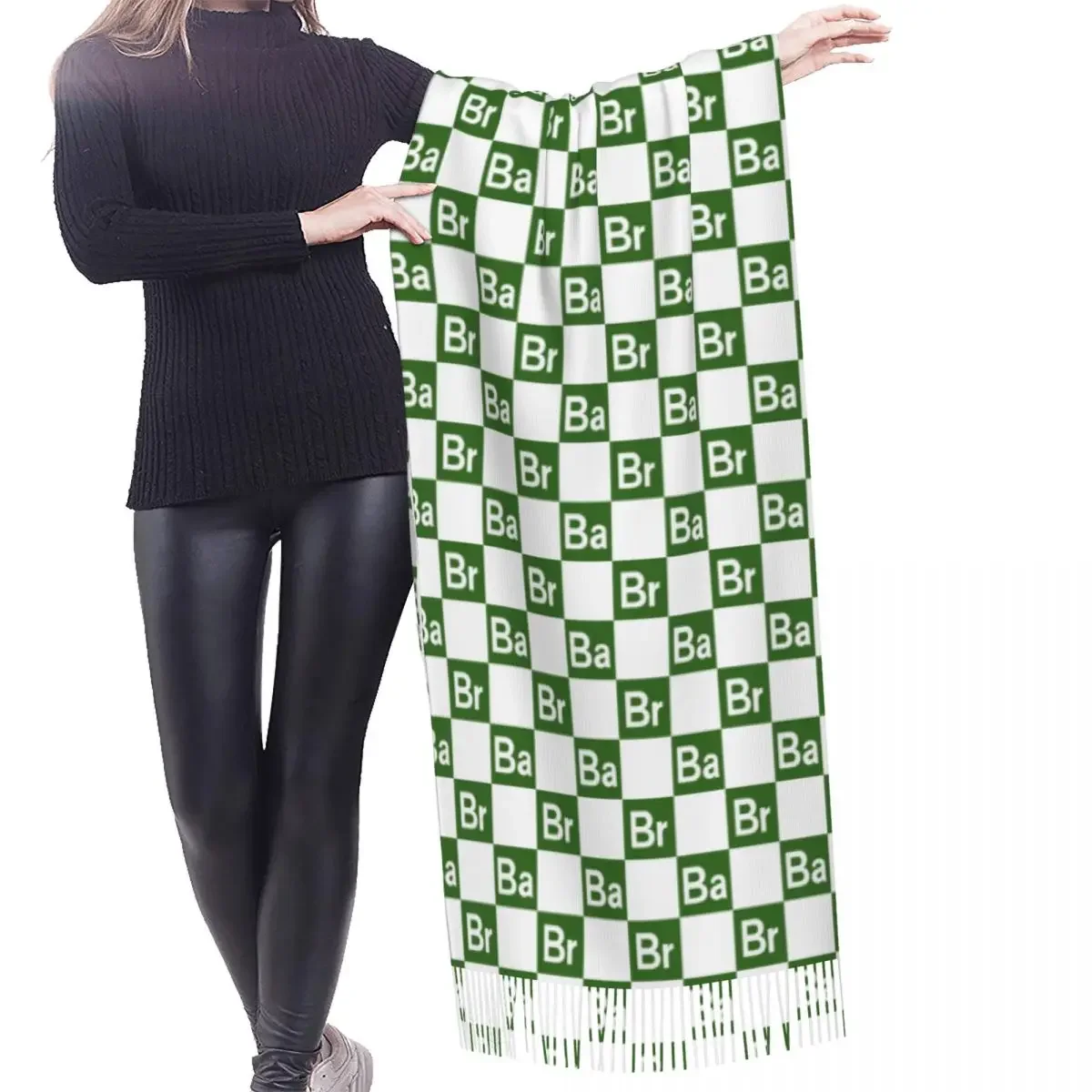 Custom Print  Scarf Men Women Winter Warm Fashion Versatile Gift Female Scarves Walter White Shawls Wraps