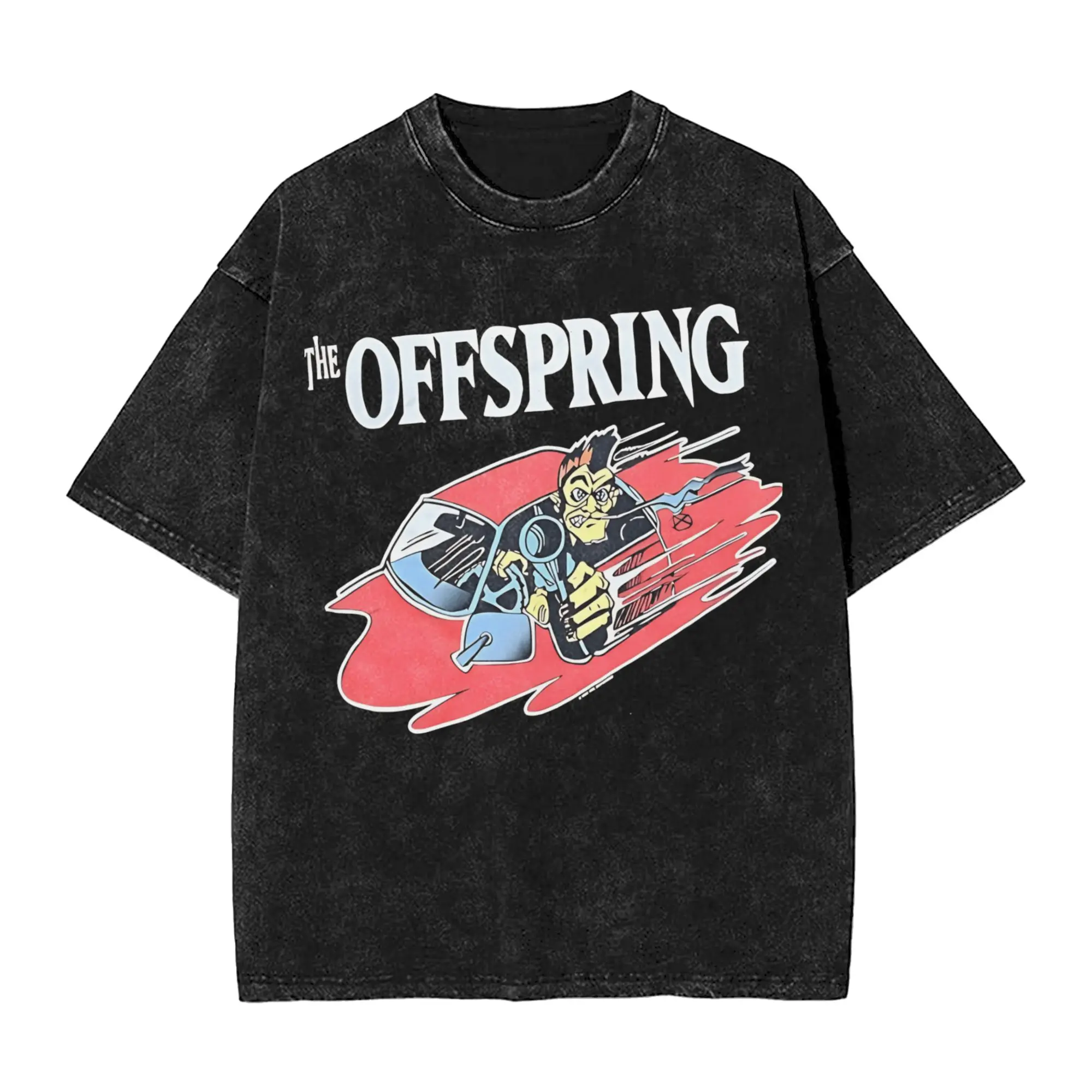 

Футболка Rock Band The Offsprings для мужчин, новинка, хлопковая футболка, футболка с круглым вырезом и короткими рукавами, летняя одежда