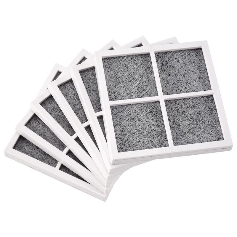 6 Pcs Replacement Air Filter For LG LT120F Kenmore Elite 469918 Refrigerator Adq73214402, Adq73214404