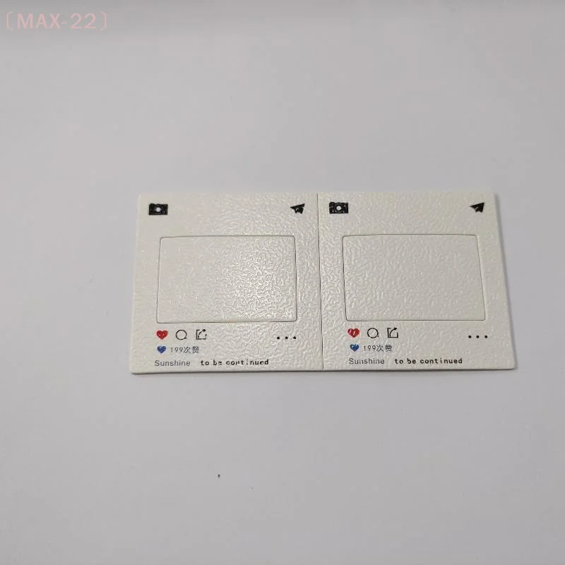 〔MAX-22〕10PCS Copy Key Ring Clips 135 Reversible Holographic Paper Clips Gift Presentation Positive And Negative Clips