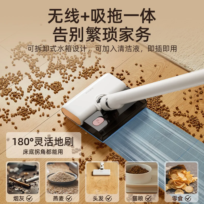 강력한 흡입력, 컴팩트한 크기, 가정용 및 애완동물 털 청소를 위한 휴대용 디자인을 갖춘 USB 무선 진공 청소기