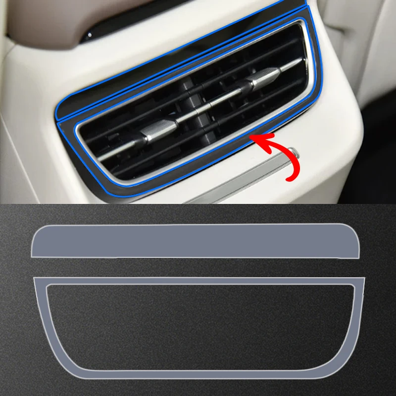 For VOYAH FREE 2021 2022 2023 One Click Start Gear Shift Exhaust Outlet Interior Protection Anti-Scratch Film TPU