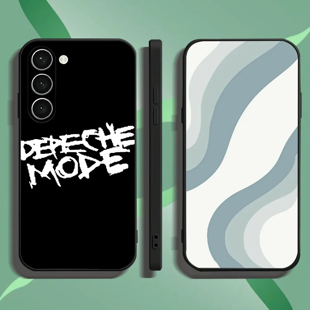 D-Depeche Mode Rock-ES Band Phone Case For Samsung Galaxy A52 A12 A51 S21 Edge S22ULTRA S23 S20LITE Plus Ultra Black Cover